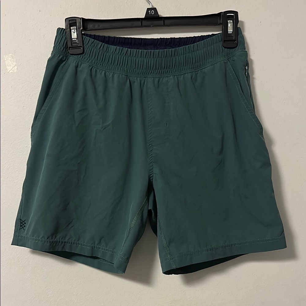 Rhone Teal Athletic Shorts